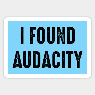 I Found Audacity Magnet